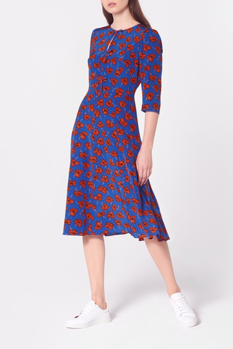 ALICIA MIDI DRESS POPPY 2