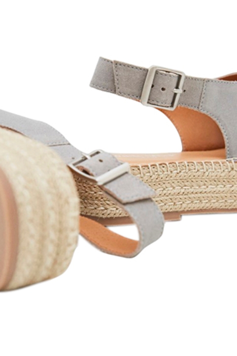 ROXANNE SUEDE FLATFORM LIGHT GREY 4