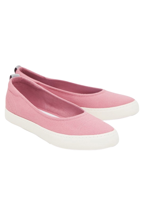 CANVAS BALLET PUMP BRIGHT PINK 2