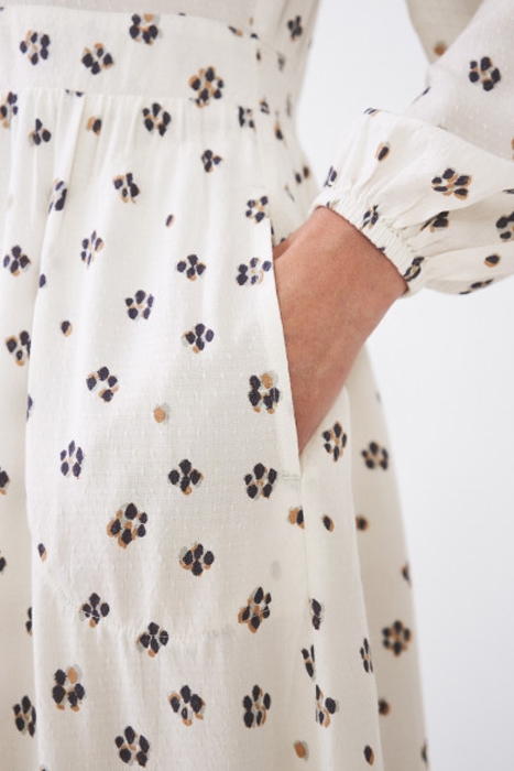 BELLA MIDI DRESS GREY MULTI 2