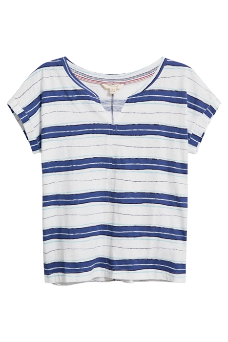 NELLY NOTCH PRINT TEE WHITE PRINT 1