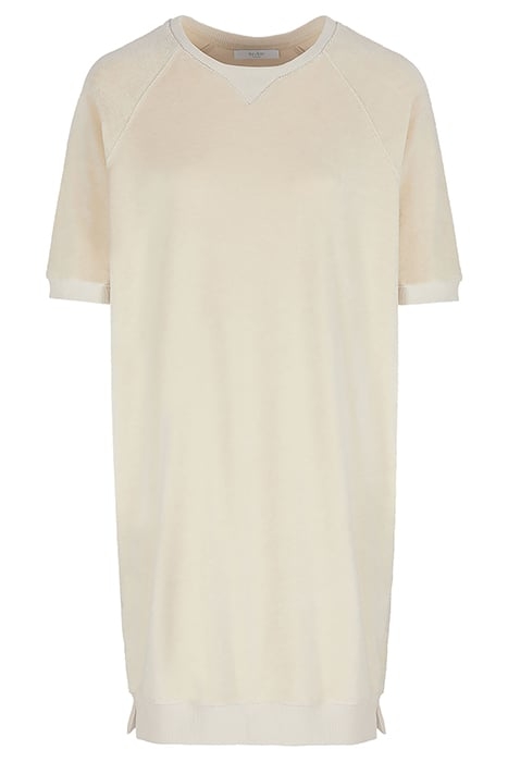 NEVA SLUB DRESS CHALK 4