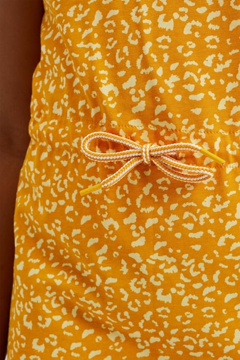 MEISJES JURK MET DESSIN YELLOW 4