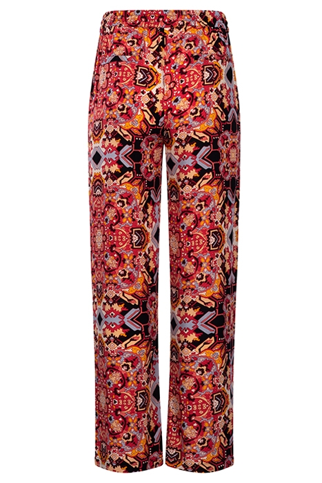 LADIES MONACO TROUSERS BOHO AZTEC OLD RED 6