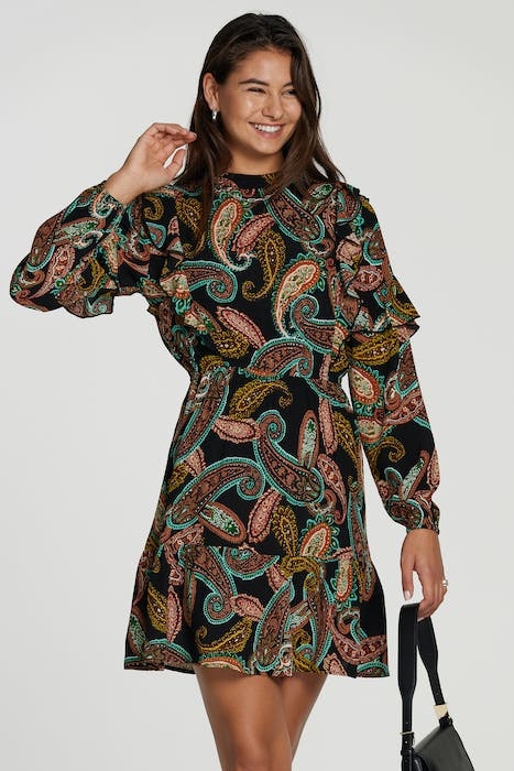 LADIES MONTEVIDEO DRESS BATIK PAISLEY 1