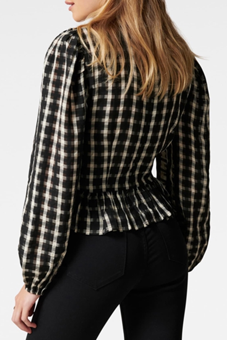 TILLY SHIRRED CHECK TOP WINTER CHECK 2