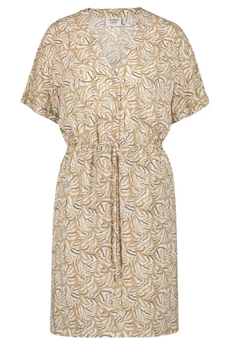 RUE SHORT DRESS S/S SANDALWOOD LEAF 1