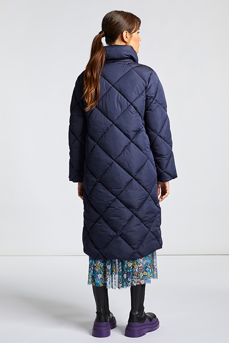 QUILTED NYLON COAT MIDNIGHT BLUE 3
