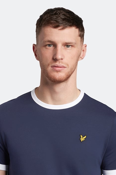 RINGER T-SHIRT NAVY/WHITE 4