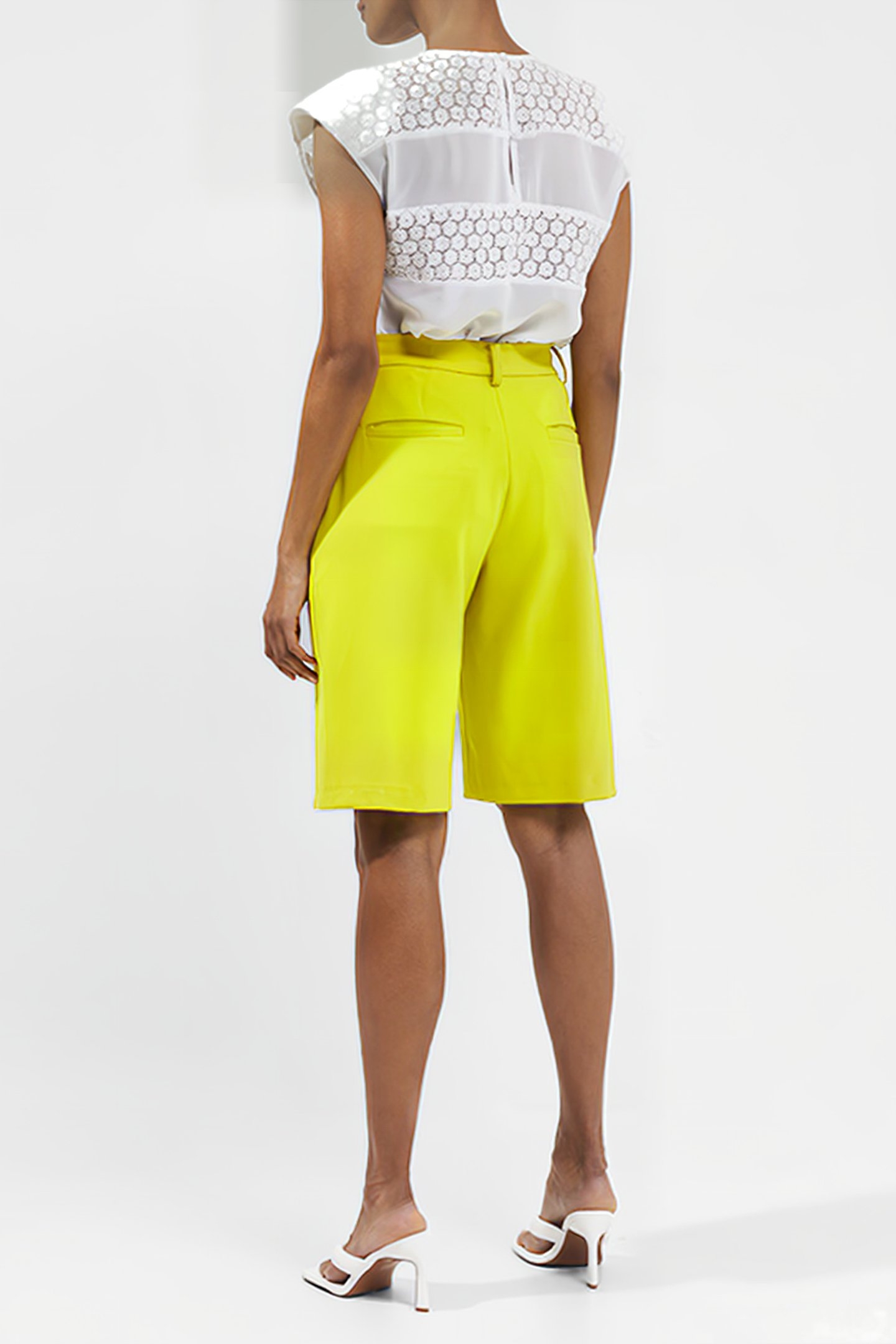 IXI LACE SHOULDER PAD TOP SUMMER WHITE 3