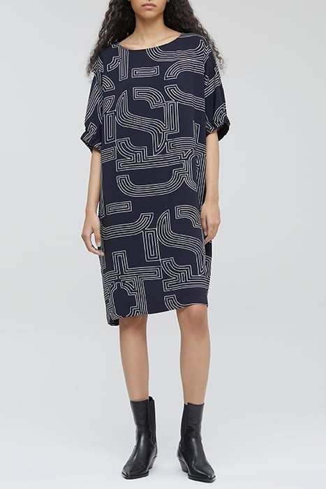 WOMEN SHIFT DRESS DARK NIGHT 1