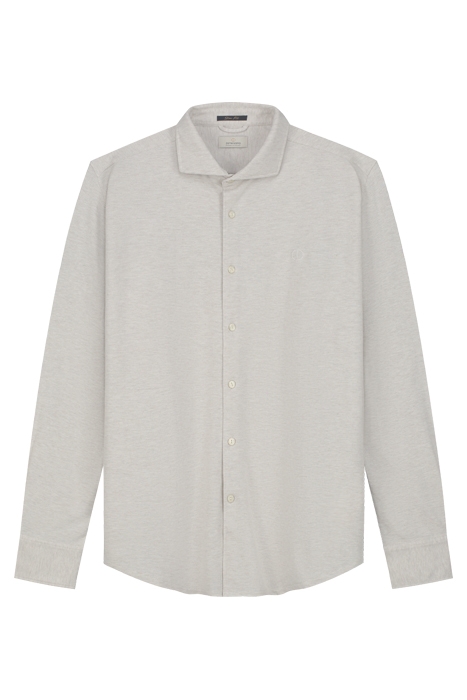 SHIRT CA MELANGE PIQUE OFFWHITE 1