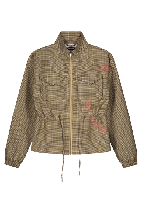 SAND CHECKED KANO JACKET 2