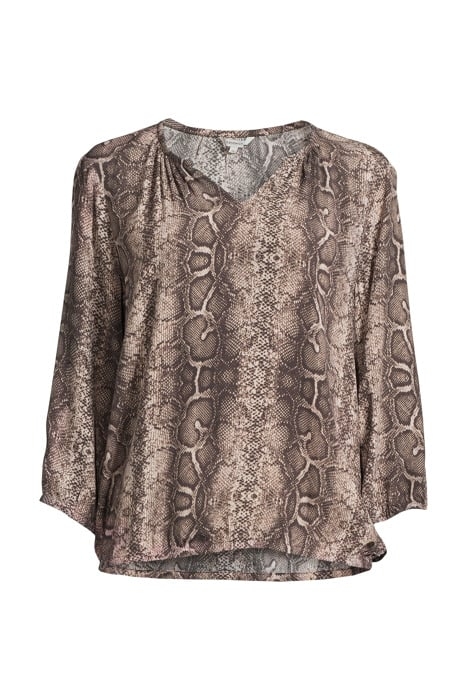 BLOUSE WOVEN 3/4 SLV HUMUS 6