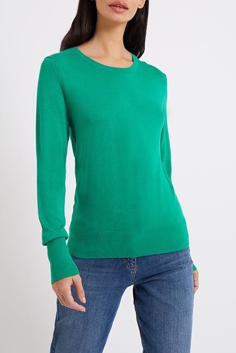 CREW NECK EMERALD GREEN 1