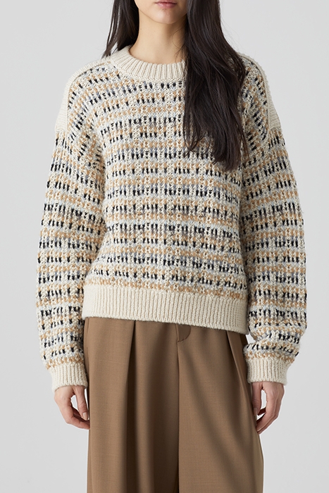 CREW LONG SLEEVE KNITS NUDE 1