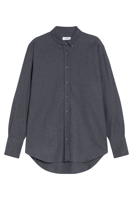 BUTTON DOWN SHIRT DARK GREY MELANGE 1
