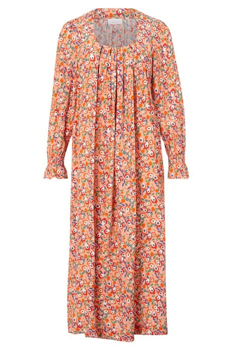 PRINTED DRESS PAPAYA 1