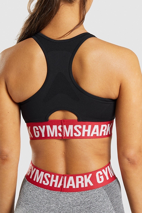 GYMSHARK FLEX SPORTS BRA BLACK 2