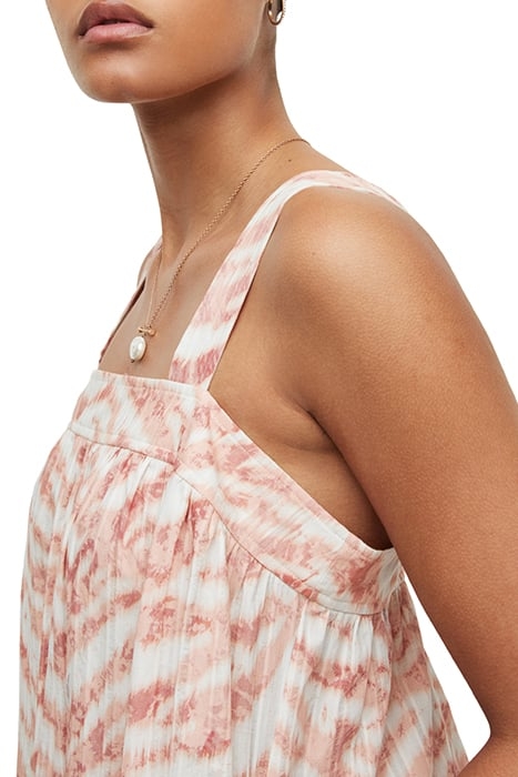 ARIELLE AREIAS DRESS PINK/BLEACH ORANGE 4