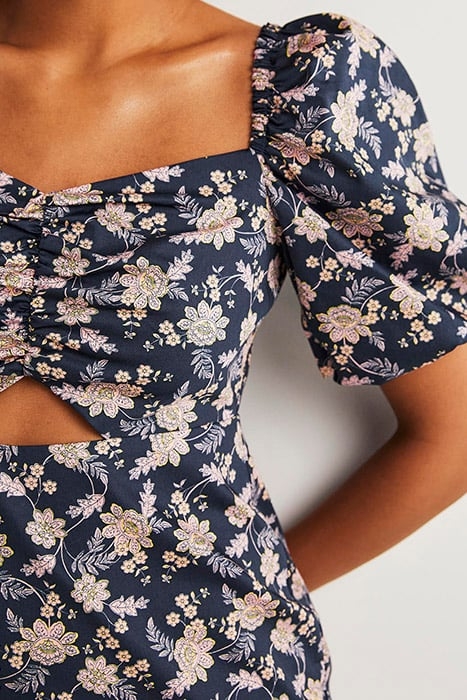 CUT OUT DETAIL MINI DRESS NAV 4