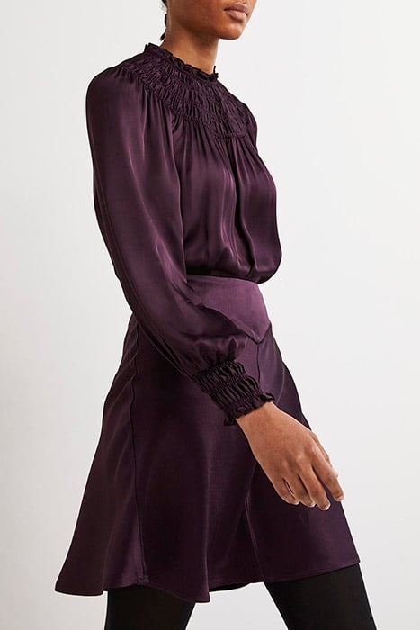 SATIN BIAS-CUT MINI SKIRT BER 3