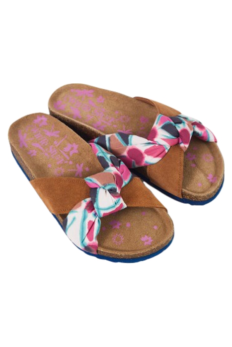 ISOBEL FABRIC FOOTBED TAN 2