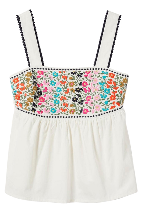 MARINA STRAPPY EMBROIDERED TOP MUL 5
