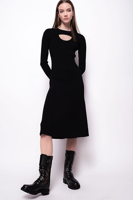 MANRESA ABITO COSTINA CREPE BLACK 1