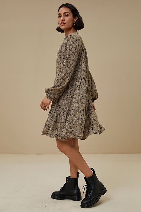 NONO OUTLINE FLOWER DRESS OUTLINE FLOWER PRINT 2