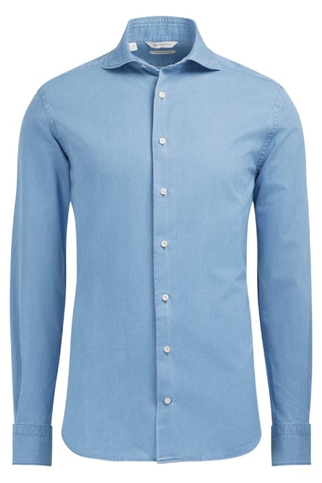 MID BLUE SLIM FIT SHIRT 2
