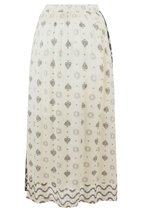 LM-ROCKY SATIN SKIRT EKSEPT BY SHOEBY OFFWHITE 7