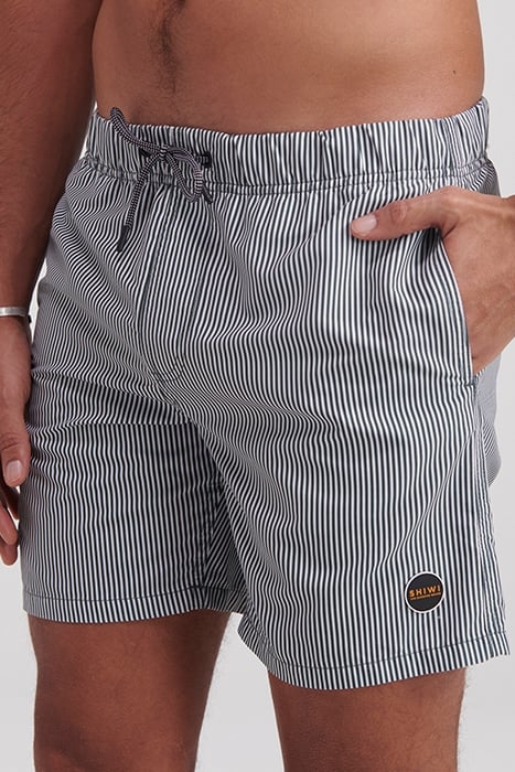 MEN SWIMSHORT SKINNY STRIPE CILANTRO GREEN 6