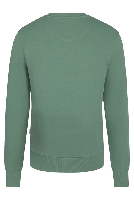 C- NECK SWEATSHIRT GREEN 2
