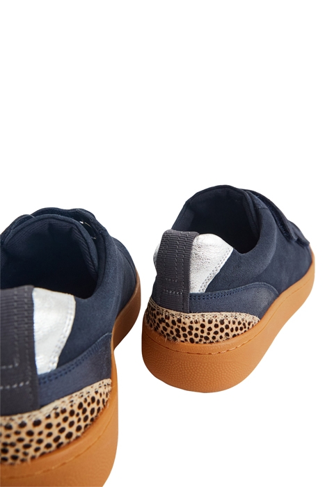 VELCRO SUEDE TRAINER DARK NAVY 3