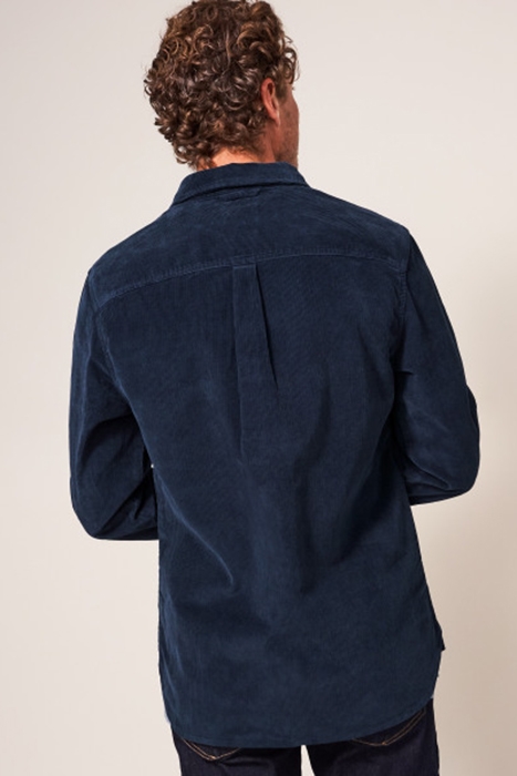 WHITWICK CORD SHIRT DARK NAVY 2