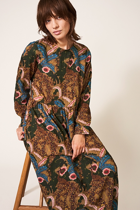 ELISA MINI DRESS GREEN 3