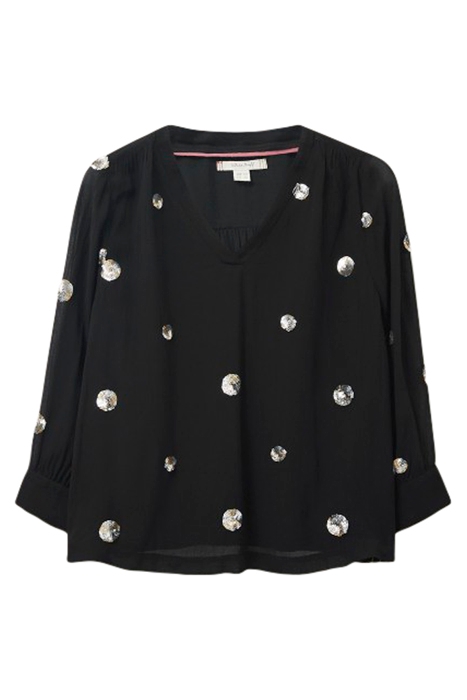 ELISA SEQUIN TOP BLACK 1