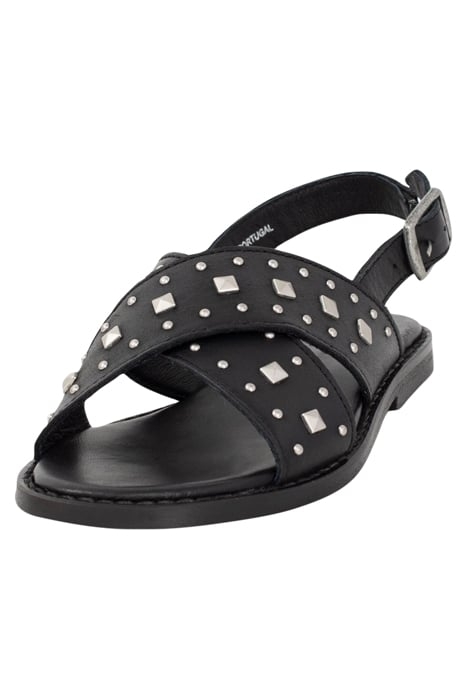 GIRLS’ BLACK STUDDED SANDALS 5