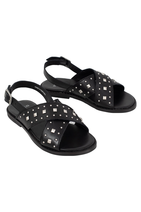 GIRLS’ BLACK STUDDED SANDALS 2
