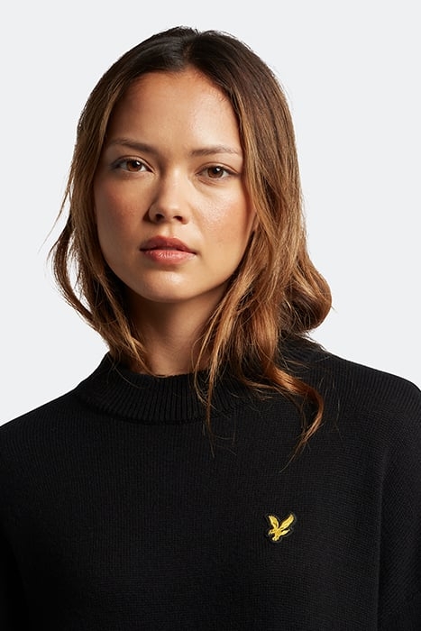 KNITTED JUMPER DRESS Z865 JET BLACK 4