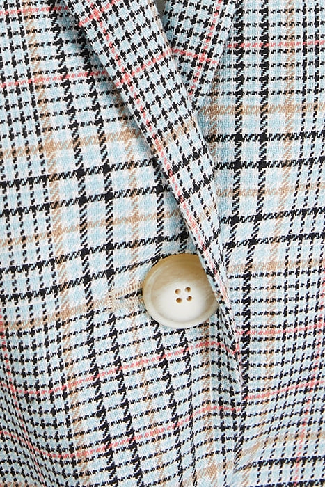 COMFORT FIT BLAZER SLIT SLEEVE BLUE 6