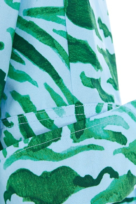 SHIRT 3/4SL BTN CLOSURE BLUE 4