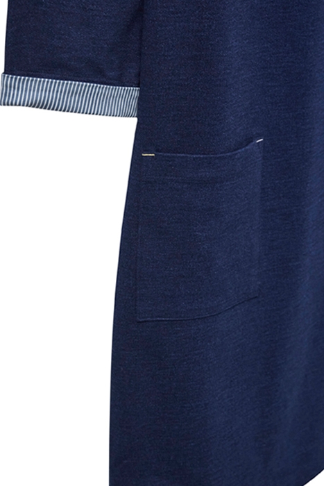 SKYE COTTON DENIM JERSEY DRESS DARK DENIM 5