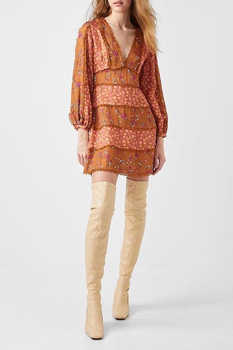 DAISY PETALS DRESSES GLAZED GINGER MULTI 2