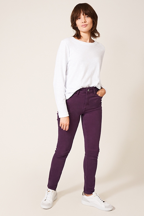 AMELIA SKINNY JEAN DK PLUM 2