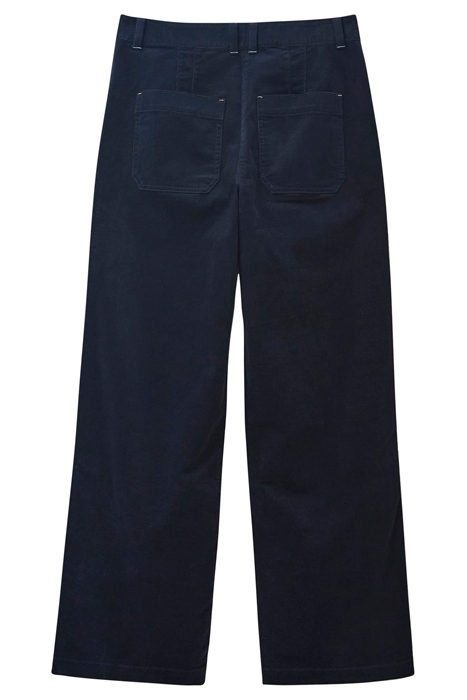 HARPER CORD WIDE LEG TROUSER DARK NAVY 2
