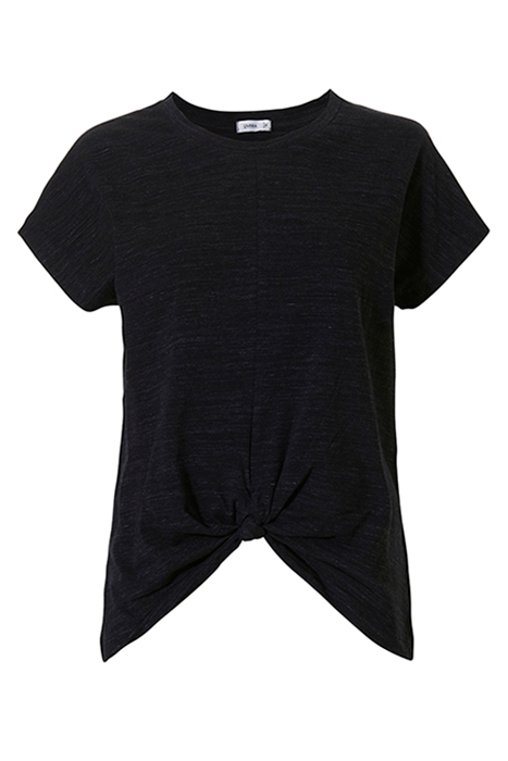 NW TOP TSHIRT SS TIARA SPACE DYE BLACK / PINK 1