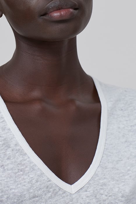 WOMEN V-NECK IVORY 4