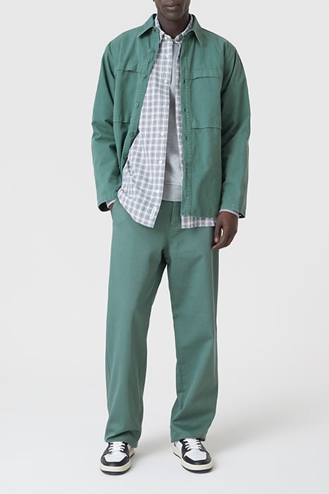 MEN BELFAST WIDE JEANS DARK JADE 1